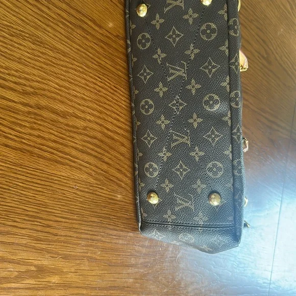 Louis Vuitton Brown and Tan Monogram Tote - Picture 5 of 10